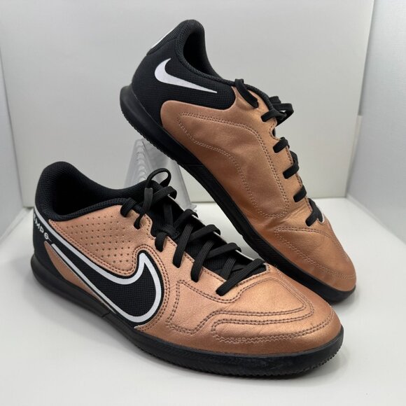 Nike Tiempo Legend 9 Soccer Shoes Mens 7.5 Copper Brown Indoor Court DA1189-810 - Picture 8 of 11